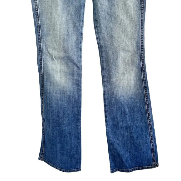 7 For All Mankind Women’s Jeans Size 27 Blue Medium Wash Denim Boot Cut Pants - Picture 4 of 14